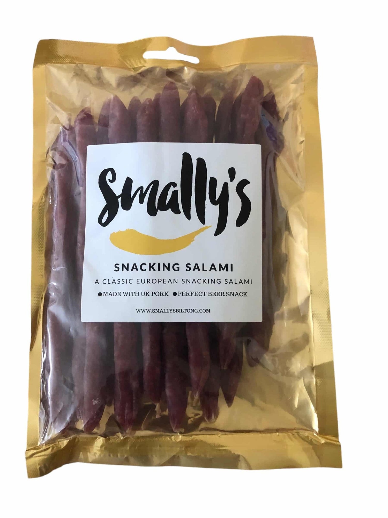 smally's snacking salami packet